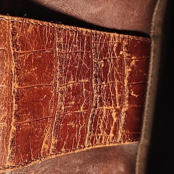 Beautiful Brighton woven leather tote bag-vintage - Picture 9 of 10